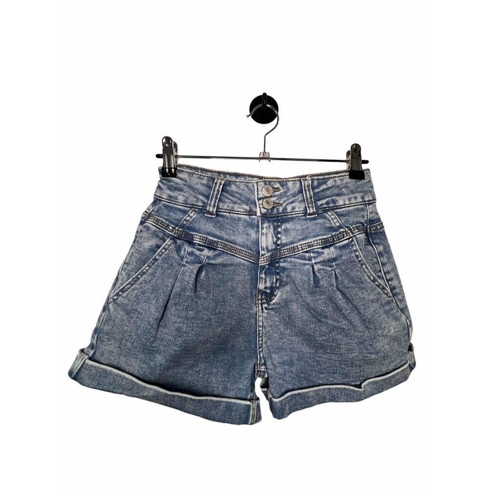 Vanilla Star Denim Mom Shorts
